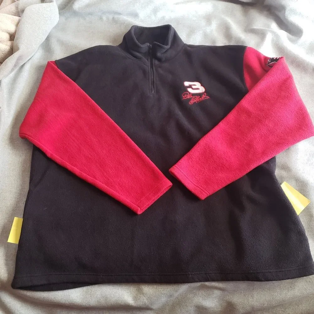 VTG Dale Earnhardt Sr‎ 1/4 Zip Fleece Sweater XL Winners Circle The Intimidator